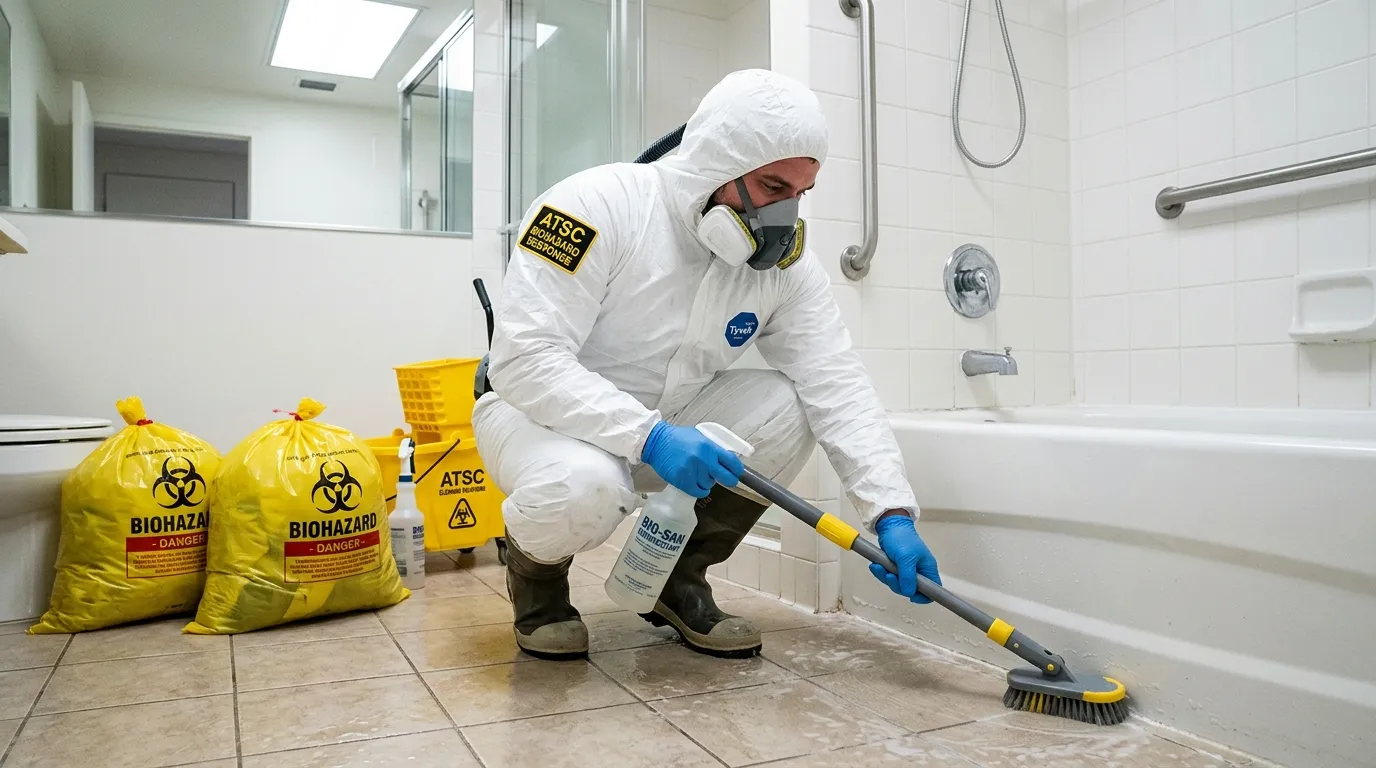 Decontamination equipment deployed for Blood Cleanup in Big Park
